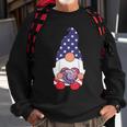 Tie Dye Gnome Usa Flag Star Graphic 4Th Of July Plus Size Shirt Sweatshirt Gifts for Old Men