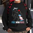 Trans Free Mom Hugs Dinosaur Rex Mama Transgender Pride Gift Sweatshirt Gifts for Old Men