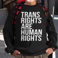 Transgender Trans Rights Are Human Rights V2 Sweatshirt Gifts for Old Men