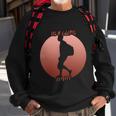 Travelling Shadow In A Red Circle Gift Graphic Design Printed Casual Daily Basic Sweatshirt Gifts for Old Men