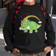 Triceratops Dinosaur Sweatshirt Gifts for Old Men