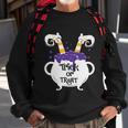 Trick Or Treat Funny Halloween Quote Sweatshirt Gifts for Old Men