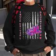 Trucker Truck Drivers Daughter Girl Trucker Sweatshirt Gifts for Old Men
