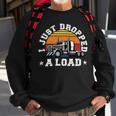 Trucker Trucker Accessories For Truck Driver Diesel Lover Trucker_ V8 Sweatshirt Gifts for Old Men