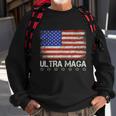 Ultra Maga Shirt Maga King Funny Anti Biden Us Flag Pro Trump Trendy Tshirt V2 Sweatshirt Gifts for Old Men