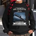 Uss Charlotte Ssn Sweatshirt Gifts for Old Men