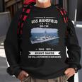 Uss Mansfield Dd Sweatshirt Gifts for Old Men