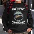 Uss Midway Cv 41 Front Style Sweatshirt Gifts for Old Men