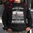 Uss New Jersey Bb Sweatshirt Gifts for Old Men