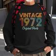 Vintage 1972 Original Parts 50Th Birthday Tshirt V2 Sweatshirt Gifts for Old Men