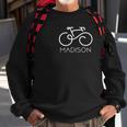 Vintage Design Tee Bike Madison Sweatshirt Gifts for Old Men
