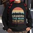 Vintage Grandpa Man Myth The Bad Influence Tshirt Sweatshirt Gifts for Old Men