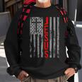 Vintage Jesus Usa American Flag Catholic Christion Cross Sweatshirt Gifts for Old Men