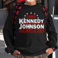 Vintage Kennedy Johnson 1960 For America Sweatshirt Gifts for Old Men