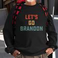 Vintage Lets Go Brandon Lets Go Brandon Sweatshirt Gifts for Old Men