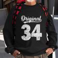 Vintage Of It´S My 34Th Birthday Sweatshirt Gifts for Old Men