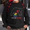 Vintage Rainbow Mama Bear Hugs Mom Mother Love Lgbt Pride Cute Gift Sweatshirt Gifts for Old Men