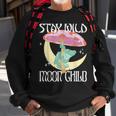 Vintage Retro Stay Wild Moon Child Frog Peace Love Hippie Sweatshirt Gifts for Old Men