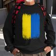 Vintage Ukraine Ukrainian National Flag Patriotic Ukrainians V2 Sweatshirt Gifts for Old Men
