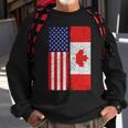 Vintage Usa Canadian Flag Sweatshirt Gifts for Old Men