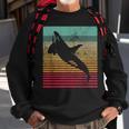 Whale Orca Retro Style Men Women Novelty Vintage Funny Gift Men Women Sweatshirt Graphic Print Unisex Gifts for Old Men