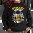 Whiskey Is My Christmas Spirit Tshirt Sweatshirt Gifts for Old Men