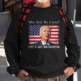Who Shit My Pants Funny Anti Joe Biden Funny Meme Sweatshirt Gifts for Old Men