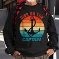 Wife Dibs On The Captain Funny Captain Wife Retro Sweatshirt Gifts for Old Men