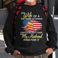 Wife Of Viet Nam Veteran Sweatshirt Gifts for Old Men