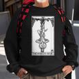 Witch-Craft Wiccan Card Witchy Gothic Scary Halloween Gifts Sweatshirt Gifts for Old Men