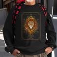 Zodiac Leo Lion Tarot Card Viii Strength Sweatshirt Gifts for Old Men