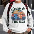 4Th Of July For Hot Dog Lover Party In The Usa Vintage Sweatshirt Gifts for Old Men