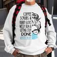 Coffee Scrubs And Rubber Gloves Messy Bun Er Tech Sweatshirt Gifts for Old Men