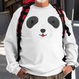 Cute Bear Panda Face Diy Easy Halloween Party Easy Costume Sweatshirt Gifts for Old Men
