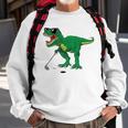 Cuterex Dinosaur Boys Golfing Lover Trex Dino Golf Gifts Sweatshirt Gifts for Old Men