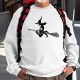 Halloween Funny Witch Funny But Creepy Black Design Men Women Sweatshirt Graphic Print Unisex Gifts for Old Men