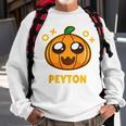 Kids Peyton Kids Pumpkin Halloween Sweatshirt Gifts for Old Men