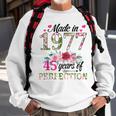 Made In 1977 Floral 45 Year Old 45Th Birthday Gifts Women Sweatshirt Gifts for Old Men
