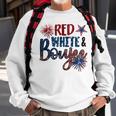 Red White And Boujee 4Th Of July Fourth Of July Vintage Sweatshirt Gifts for Old Men
