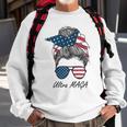 Ultra Maga Messy Bun Parody Trump 2024 Anti Biden Tshirt Sweatshirt Gifts for Old Men