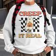 Vintage Retro Cute Creep It Real Halloween Sweatshirt Gifts for Old Men