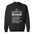 10 Reasons To Be With A Mechanic For Men Car Mechanics Sweatshirt