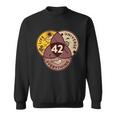 42 Answers To Life Universe Everything Hitchhikers Galaxy Guide Sweatshirt