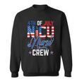 4Th Of July Nicu Nurse Crew American Flag Independence Day Gift Sweatshirt