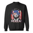 Abraham Lincoln 4Th Of July Merica Men Women American Flag Sweatshirt