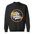 Ally Retro Vintage Be You Pride Lgbtq Gay Lgbt Sweatshirt