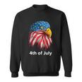 American Bald Eagle Mullet 4Th Of July Funny Usa Patriotic Gift Sweatshirt