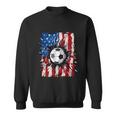American Flag Soccer Ball 4Th Of July Cool Sport Patriotic Sweatshirt