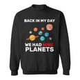 Back In My Day We Had Nine Planets Tshirt Sweatshirt