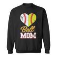 Ball Mom Baseball Softball Mothers Gift Sweatshirt